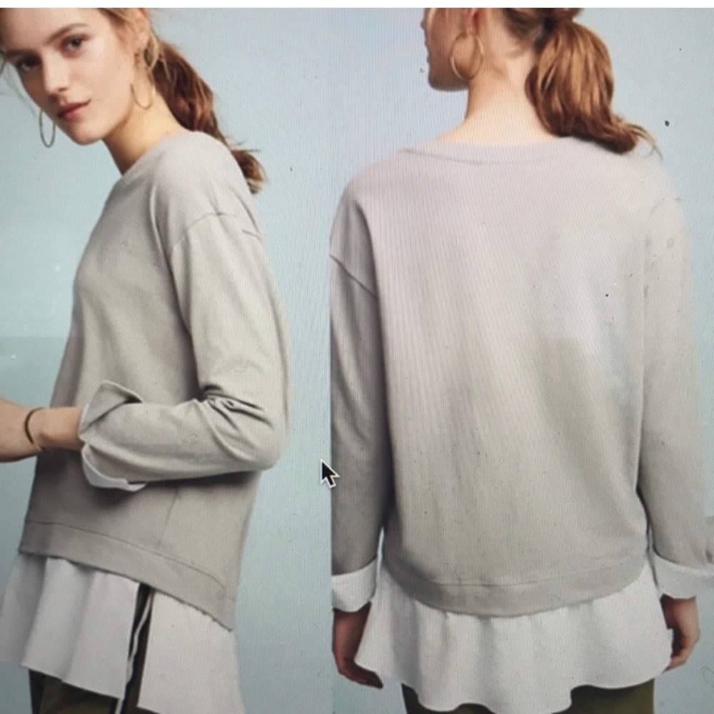 Anthropologie eri + ali long sleeve top